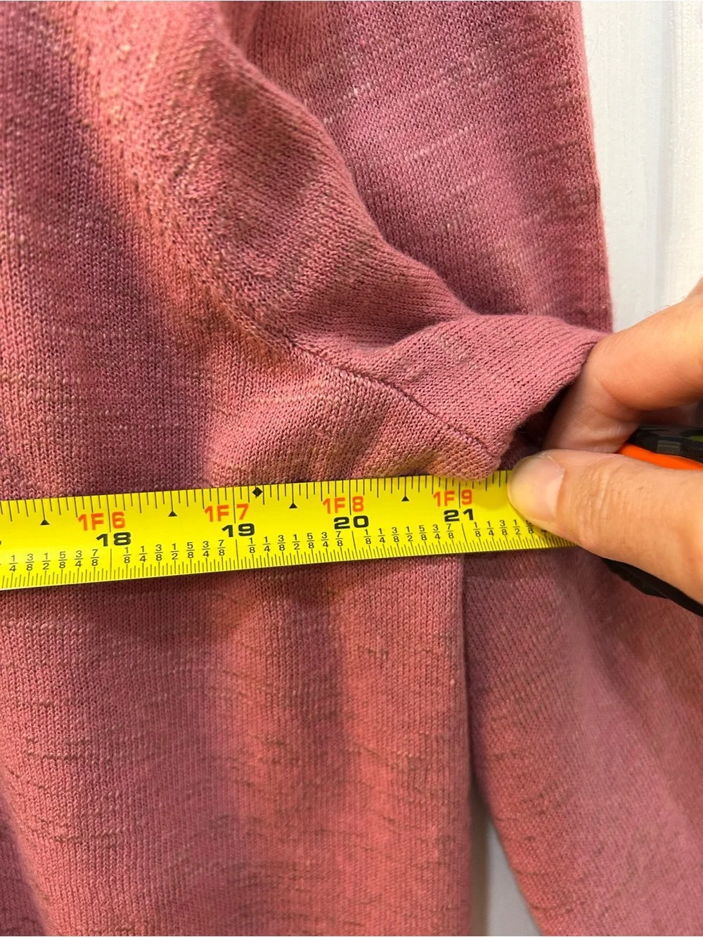 J.‎ Jill Linen Cotton Blend Rose Pink V-neck Sweater Sz XL Petite Feminine Mauve